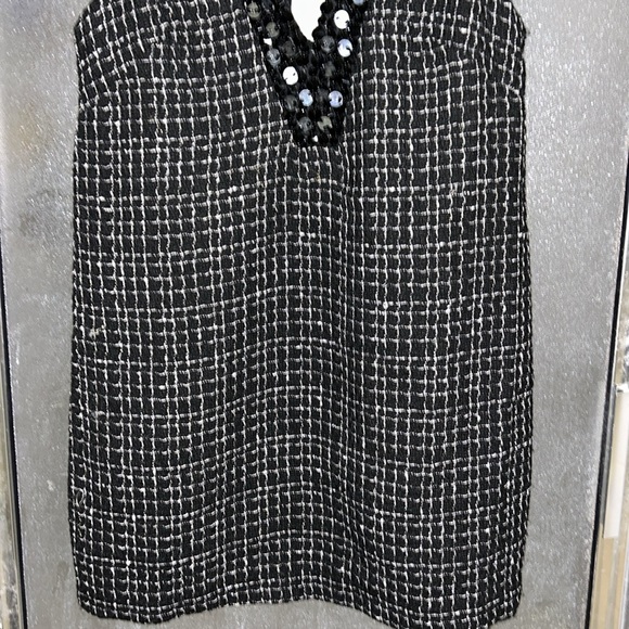 Anthropology Maeve V neck Tweed mini dress - Picture 7 of 14